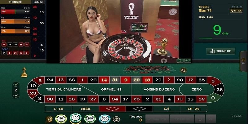 Roulette tựa game cá cược săn thưởng hấp dẫn Casino V9bet